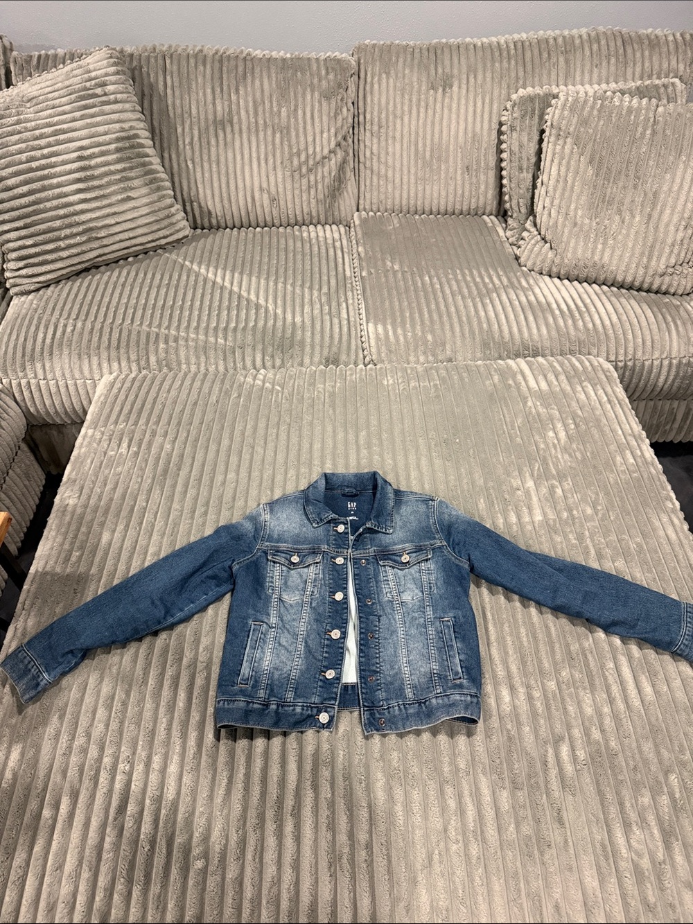 GAP Kids Blue Faded Denim Jacket